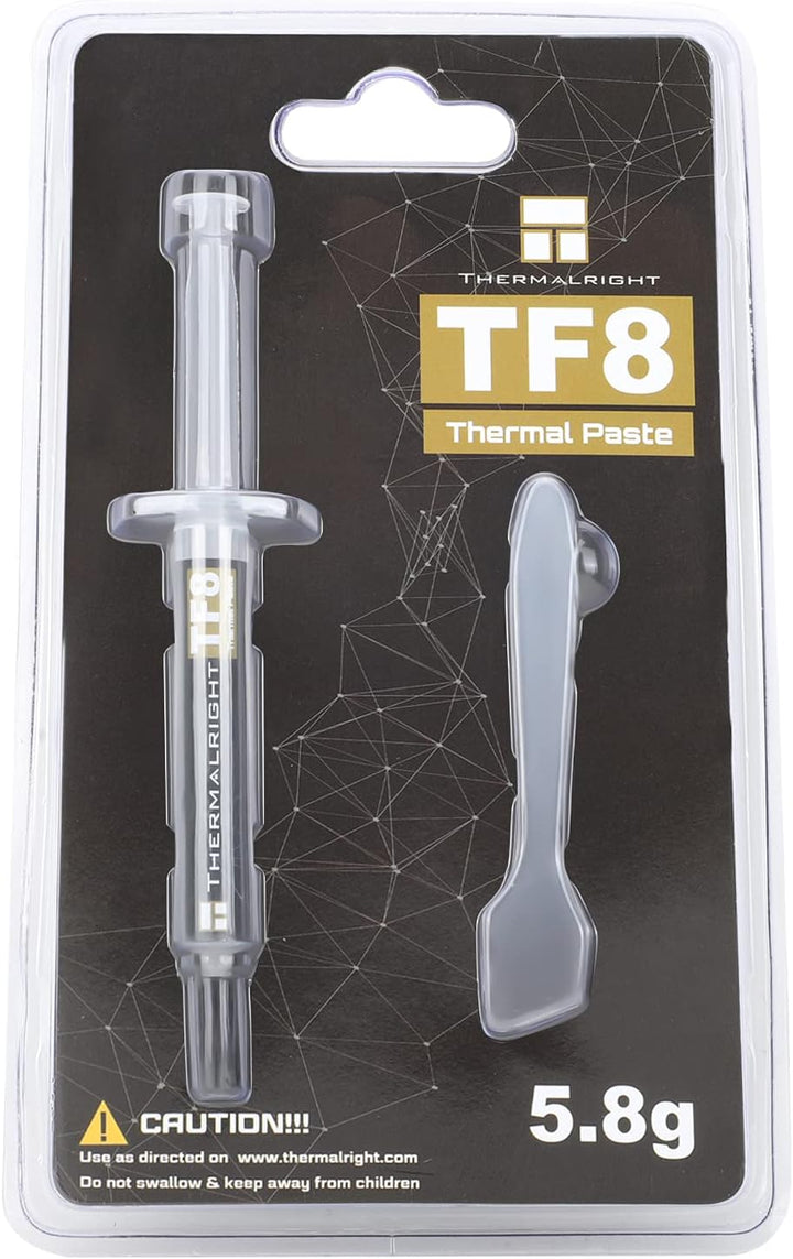 Thermalright TF8 Hochleistungs-Wärmeleitpaste - 5,8 Gramm, 13,8 W/mK, hohe Haltbarkeit, einfach anzu
