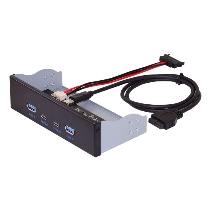 ChenYang 5,25" Frontpanel CD ROM Laufwerk USB 3.0 und USB C Hub mit 4 Anschlüssen Motherboard Adapte