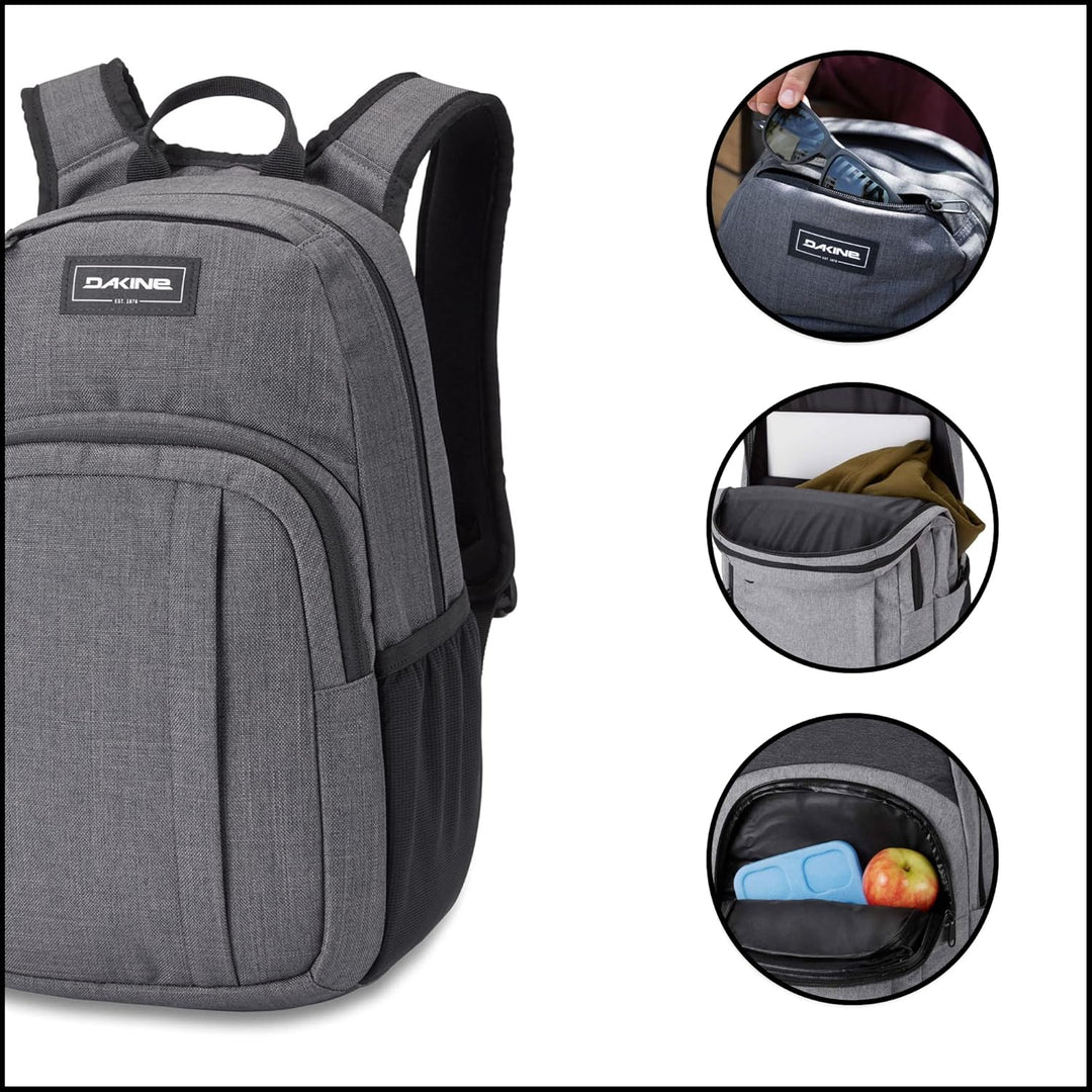 Dakine Rucksack Campus Campus and School Case Carbon 33 Lang School Case Black, Carbon 33 Lang Schoo