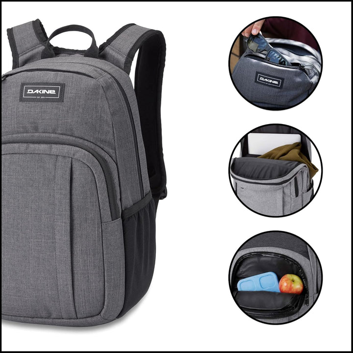 Dakine Rucksack Campus Campus and School Case Carbon 33 Lang School Case Black, Carbon 33 Lang Schoo