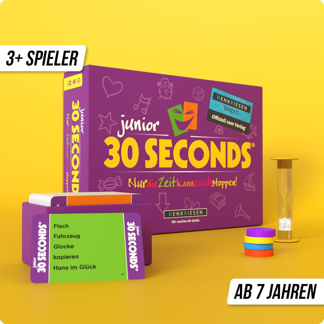 30 Seconds® Brettspiel - Nur die Zeit kann euch stoppen! Gesellschaftsspiel direkt und offiziel vom