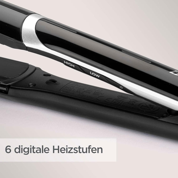 BaByliss Sleek Control Wide Glätteisen mit Ionen-Technologie und extra langen &amp; breiten Platten mit
