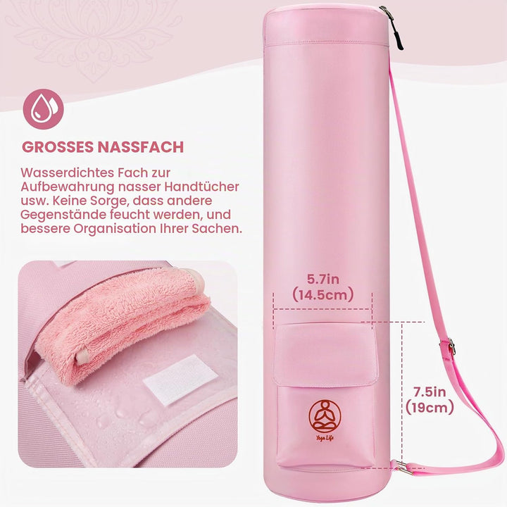 Gonex Yogatasche, Yogamatte Tasche Durchgehender Reissverschluss für Robuste wasserdichte Yogamatten