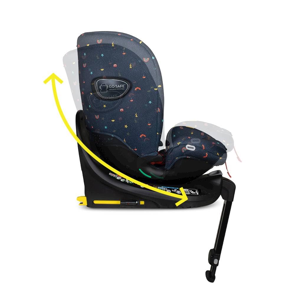 COSATTO All in All Extra i-Size 360° Spin Drehbarer Autositz - 360° Schwenkbar, Gruppe 0+123, 0-36 k