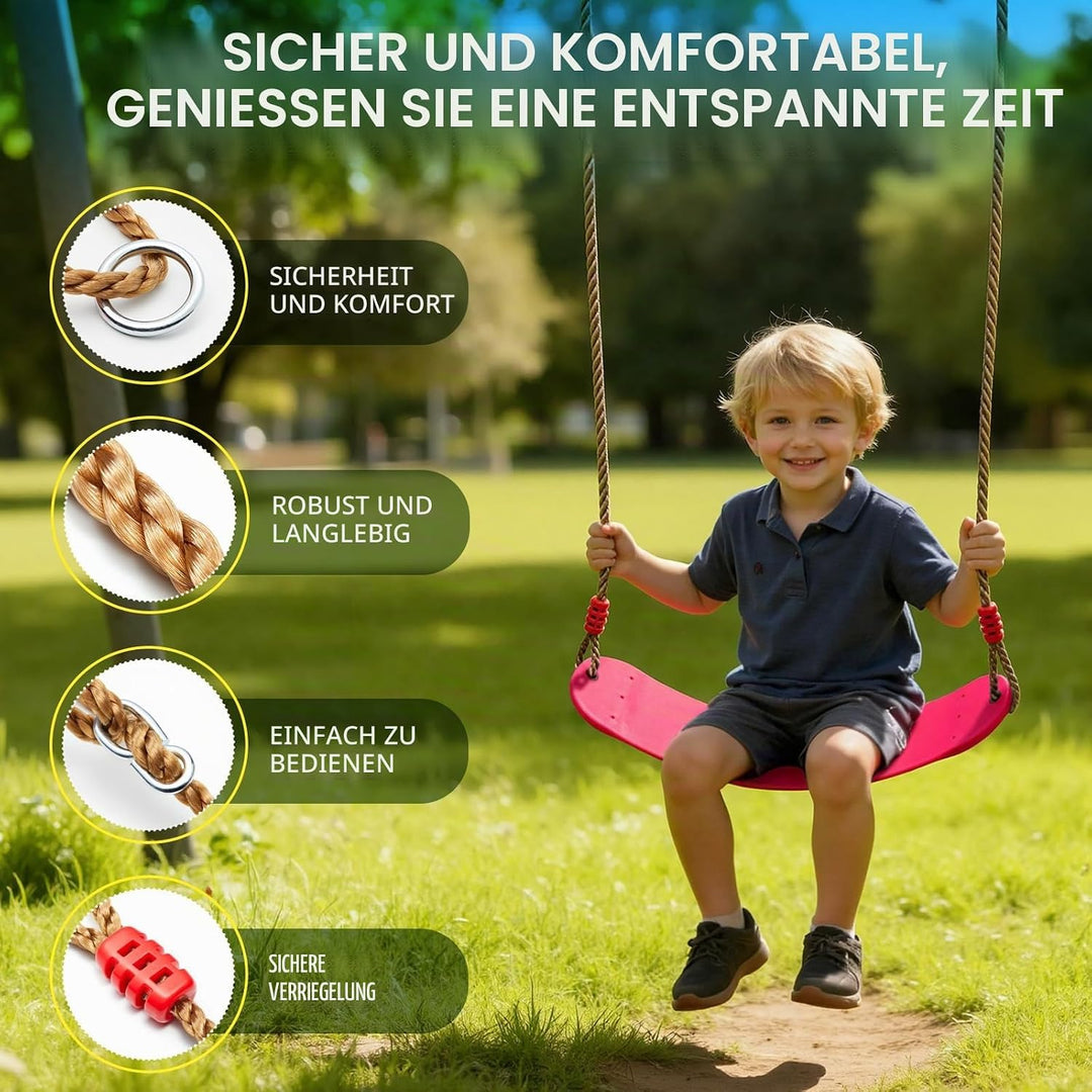 Extsud Elastischer Kinderschaukel Farbe Eva weichen Bord U-Schaukel Brettschaukel Schaukelsitz Schau