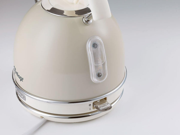 Ariete 155/03-beige 155 Toaster 2 Scheiben Vintage Beige, Metall & 2877 Kabelloser Wasserkocher Vint