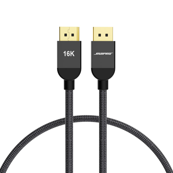 Displayport Kabel 2.1 3.0 m, 80Gbps 16K@60Hz, 8K@120Hz, 4K@240Hz 165Hz 144Hz, Unterstützt HDR DSC 1.