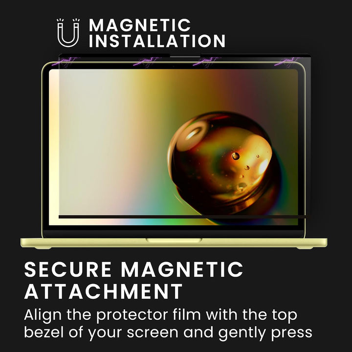 kwmobile Sichtschutzfolie Apple MacBook Neo – Magnetischer Privacy Screen – Anti Spy Filter 1x, 1x