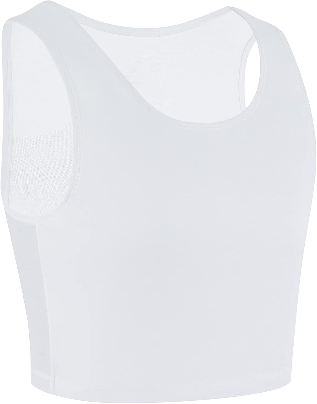 XUJI Binder Transgender FTM Atmungsaktiver Brust Binder S Weiss, S Weiss