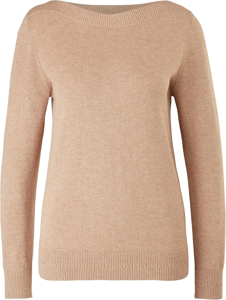 s.Oliver Pullover aus Viskose und Baumwolle 32 83w0 Braun, 32 83w0 Braun