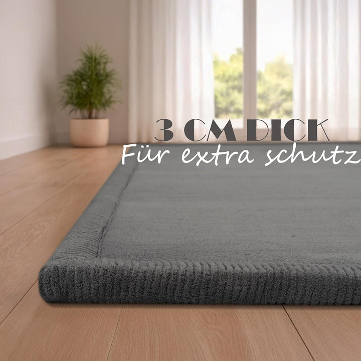 Paco Home Teppich Kinderzimmer Kinderteppich Baby Spielteppich Krabbeldecke Krabbelmatte Weich rutsc