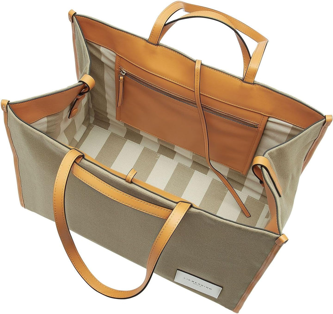 Liebeskind Damen Shopper M Dark French Grey, Dark French Grey