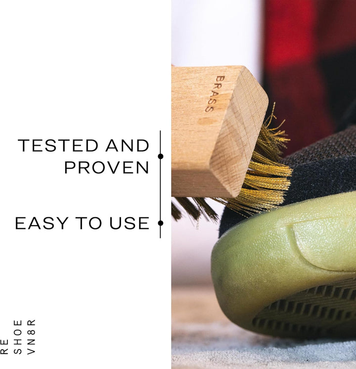 Reshoevn8r Nubuck Suede Shoe Cleaner Kit Cleaning Restore and Extend Messingbürste, Messingbürste