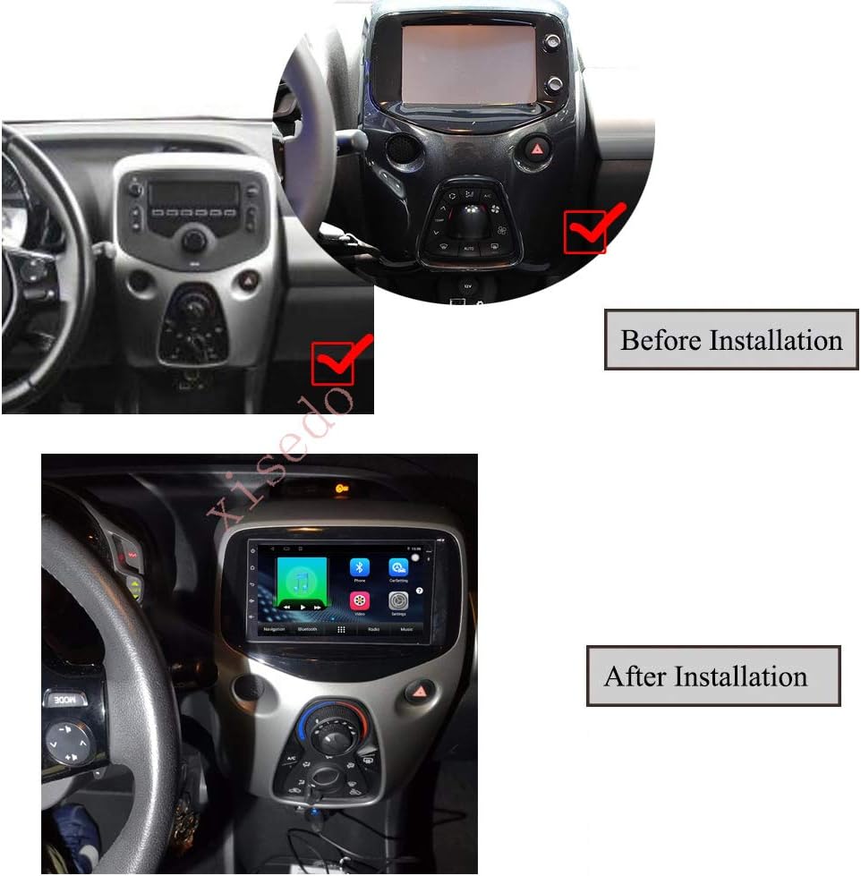 XISEDO 7 Zoll Android 10.0 Autoradio In-Dash Car Radio RAM 2G ROM 32G Auto Navigation Car Radio für