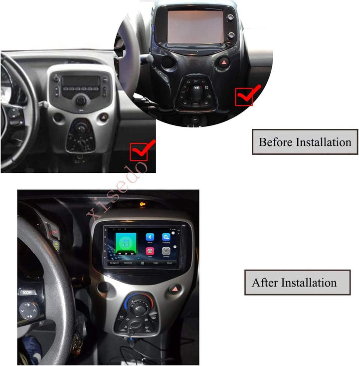 XISEDO 7 Zoll Android 10.0 Autoradio In-Dash Car Radio RAM 2G ROM 32G Auto Navigation Car Radio für