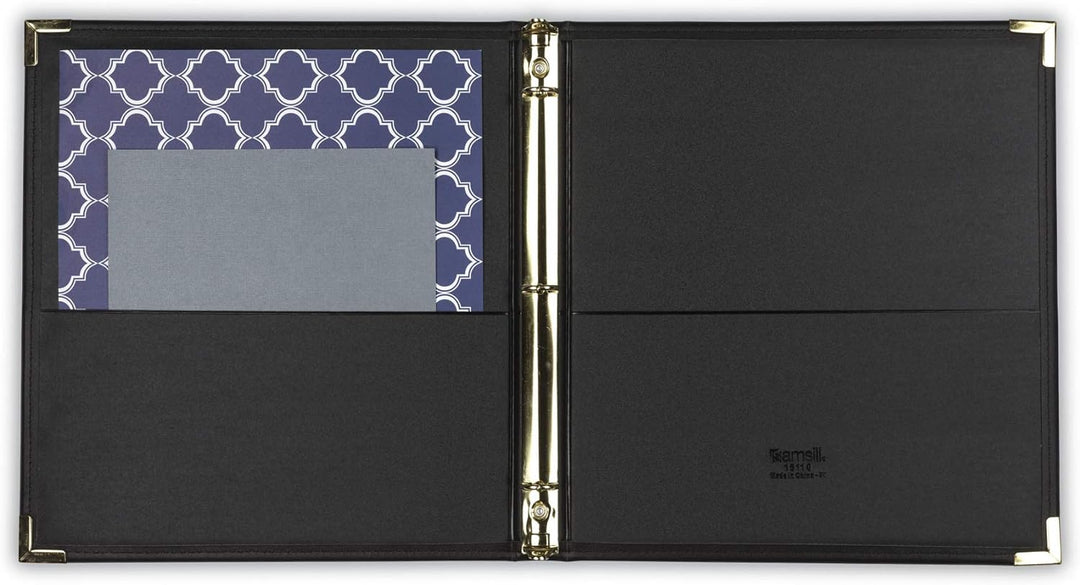 Samsill Classic Collection Executive Präsentation 3-Ringbuch/Portfolio-Ordner, halber Zoll-Ordner, r