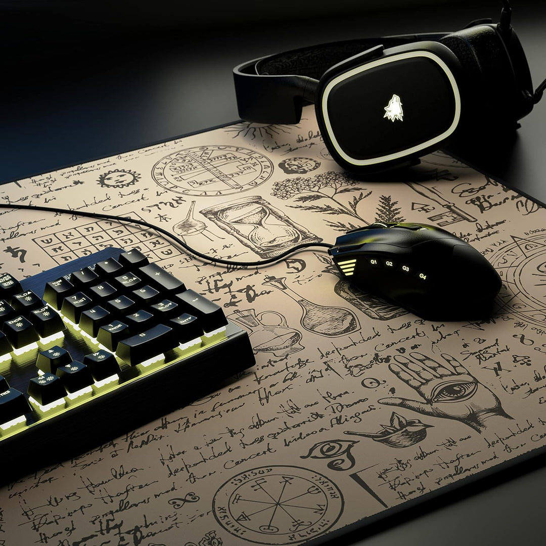 CSL - XXL Mauspad Gaming 900x400 mm - XXL Mousepad gross - Tischunterlage Large Size - verbessert Pr