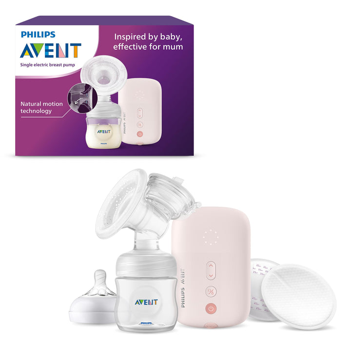 Philips Avent Elektrische Einzelmilchpumpe, mit Natural-Motion Technologie, BPA-frei (Modell SCF395/