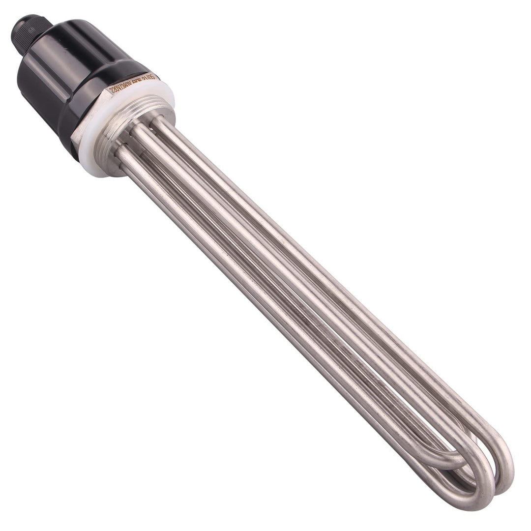 DERNORD 1-1/2 Zoll Heizelement U Typ Elektrische Brühwasser Heizung BSP Gewinde Edelstahlflansch (22