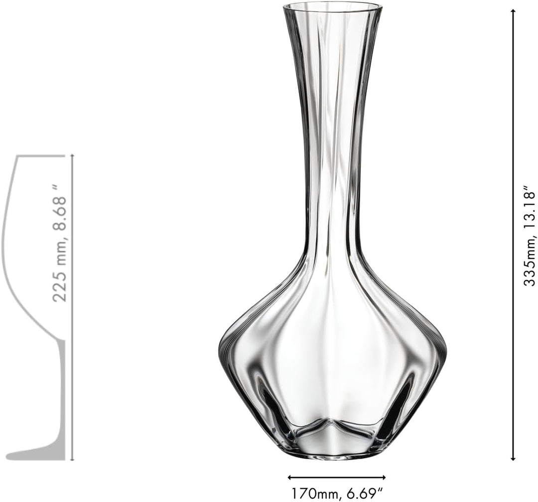RIEDEL Manufaktur Vitis Exquisit Dekanter - Einzelpackung, Karaffe, Kristallglas, Handwäsche - Glasr