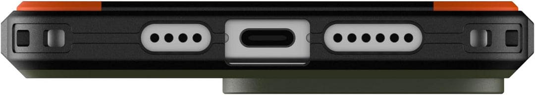 URBAN ARMOR GEAR Civilian Case kompatibel mit Apple iPhone 15 Pro Max Hülle [Wireless Charging/Magne