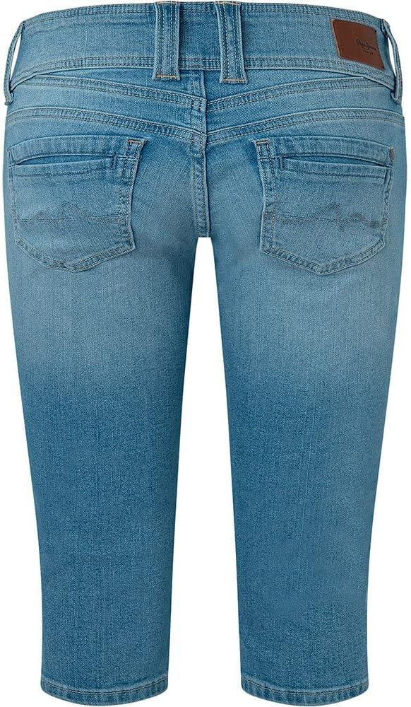 Pepe Jeans Damen Gen Crop Denim Shorts 26W Blue (Denim-nb8), 26W Blue (Denim-nb8)