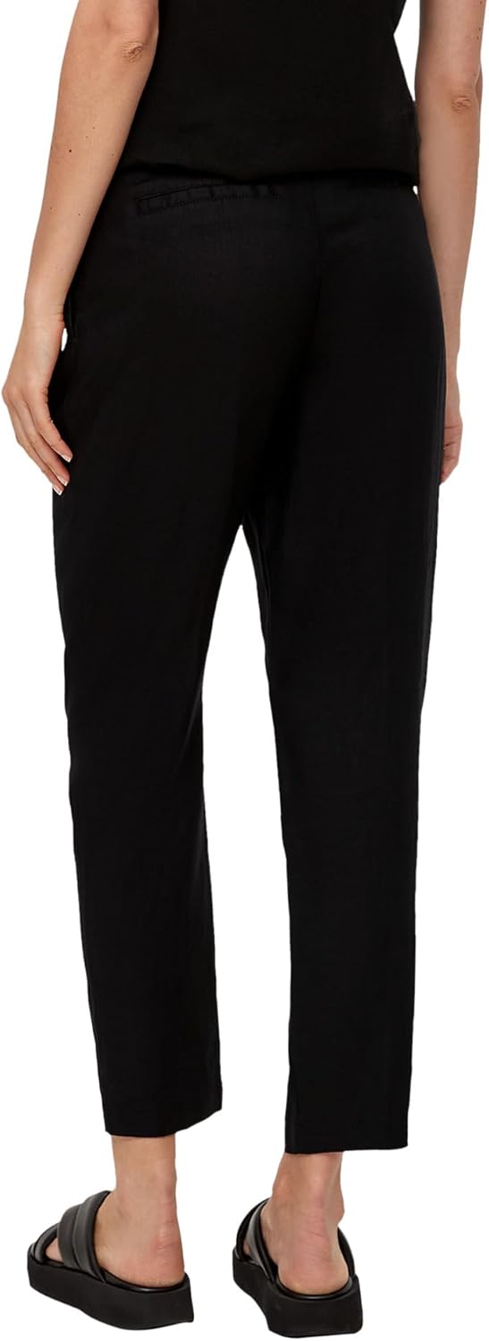 s.Oliver Damen Hose, 7/8, 34 Schwarz 9999