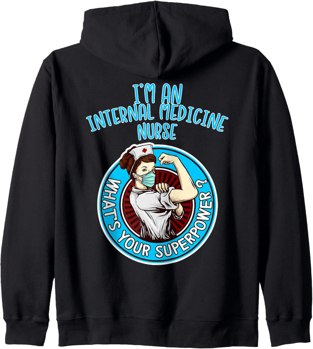 Internistische Krankenschwester Shirt für Frauen Kapuzenjacke