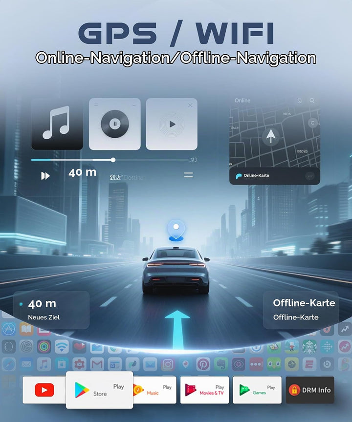 Rimoody Autoradio für Opel Corsa/Astra/Zafira/Meriva/Combo, 7 Zoll Android 15 Autoradio mit 2+64GB,
