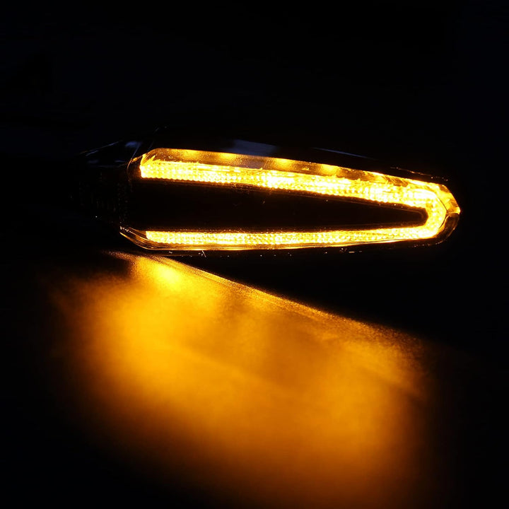 GIDIBII Motorrad Blinker,12V LED Blinker Motorrad Mini Blinker Motorrad Zubehör Geeignet für BMW R12