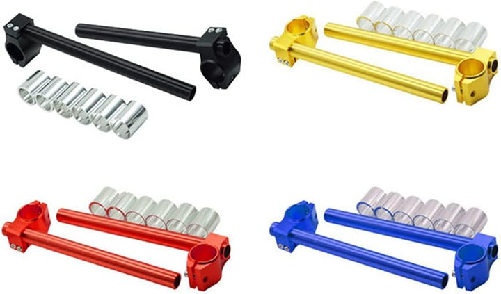 iSpchen Motorradlenker CNC Aluminium Cafe Racer Lenker Motorrad Lenker Verstellbar 26mm 30mm 31mm St