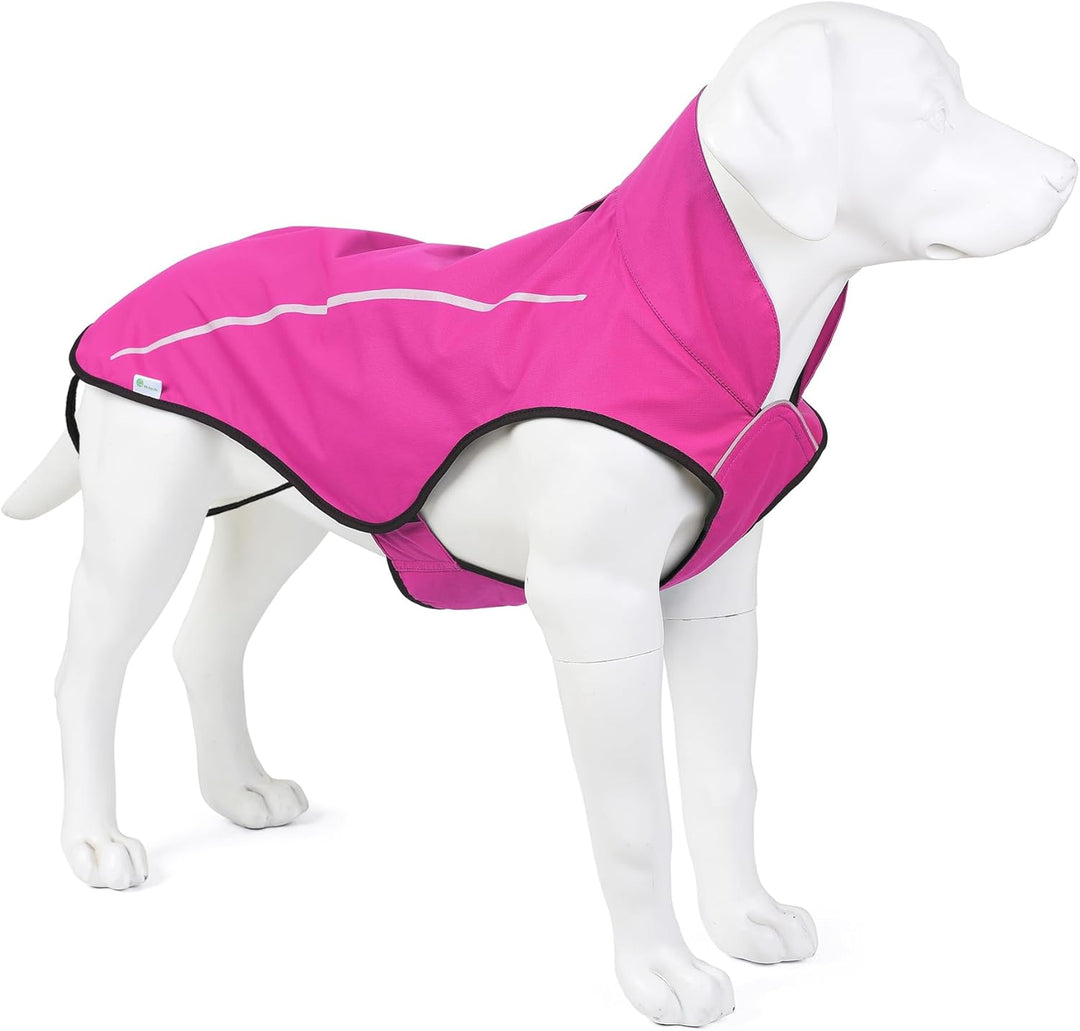 Mile High Life Hunderegenmantel Einstellbare wasserdichte Haustierkleidung Leichte Regenjacke mit re