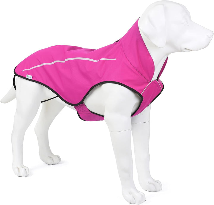 Mile High Life Hunderegenmantel Einstellbare wasserdichte Haustierkleidung Leichte Regenjacke mit re
