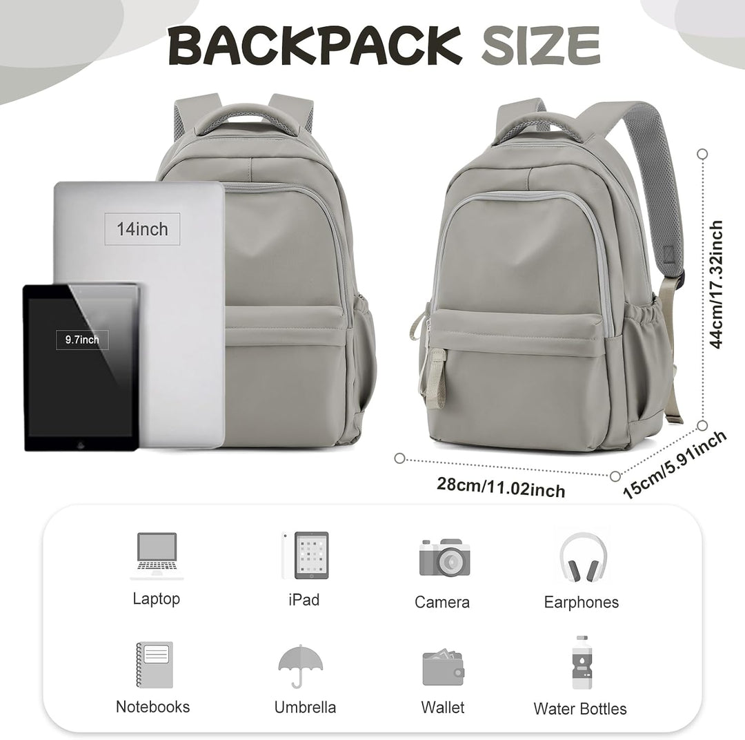 Schulrucksack Damen,Causal Schultasche Mädchen Teenager, Laptop Rucksack Damen Schulmädchen Casual T