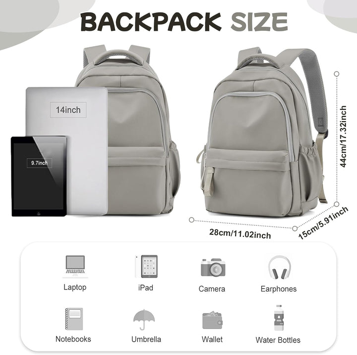 Schulrucksack Damen,Causal Schultasche Mädchen Teenager, Laptop Rucksack Damen Schulmädchen Casual T