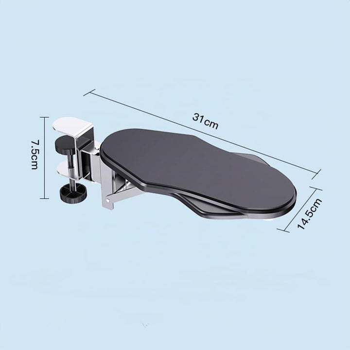 Armauflage Schreibtisch,Ergonomische Armlehnenstütze Handgelenkauflage,90° Faltbare und 180° Drehbar