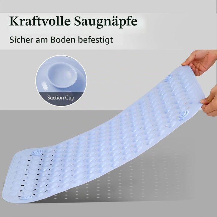 Duschmatte rutschfest 60x90cm,Antirutschmatte Dusche mit Saugnäpfen,Duscheinlage rutschfest mit Abla