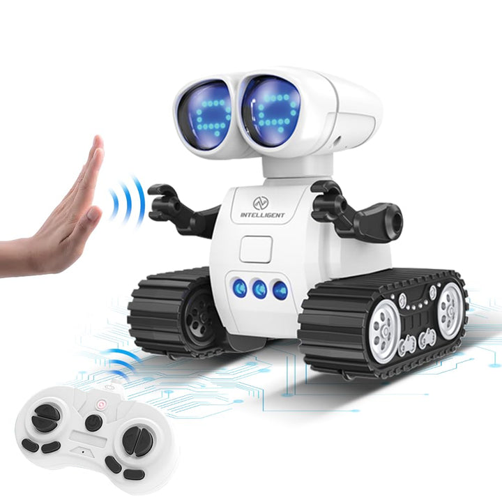 3T6B Ferngesteuerter Roboter Kinder Spielzeug,Interaktive Gegensprechanlage verfügbar, mit Auswechse