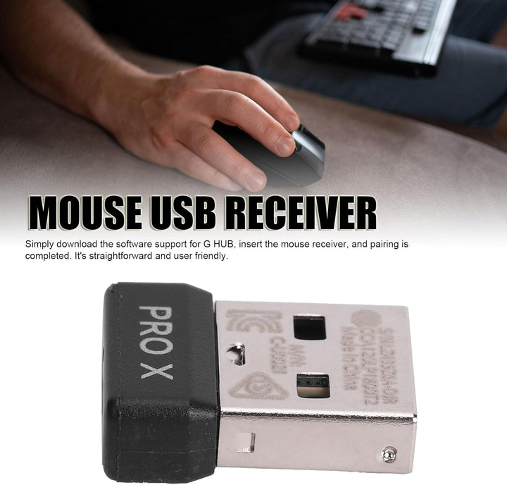 USB-Empfänger für G Pro X Superlight Kabellose Gaming-Maus, 2,4 GHz Kabelloser USB-Dongle-Mausempfän