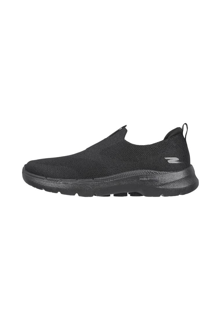 Skechers Herren Go Walk 6 Sneaker 39.5 EU Schwarz, 39.5 EU Schwarz