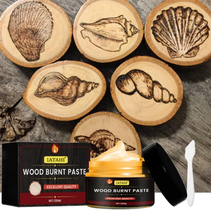 Holzbrennpaste Brennpaste Gel,2pcs Multifunktionales DIY Brandmalerei für Holz,Holzbrennpaste,Wood B