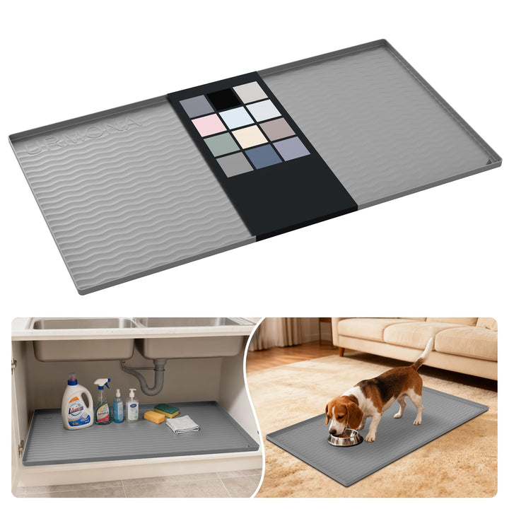URMONA 55 B x 101 L cm Küchenschrank Silikon Unterlage, Küche Aufbewahrung & Organisation, Regalschu