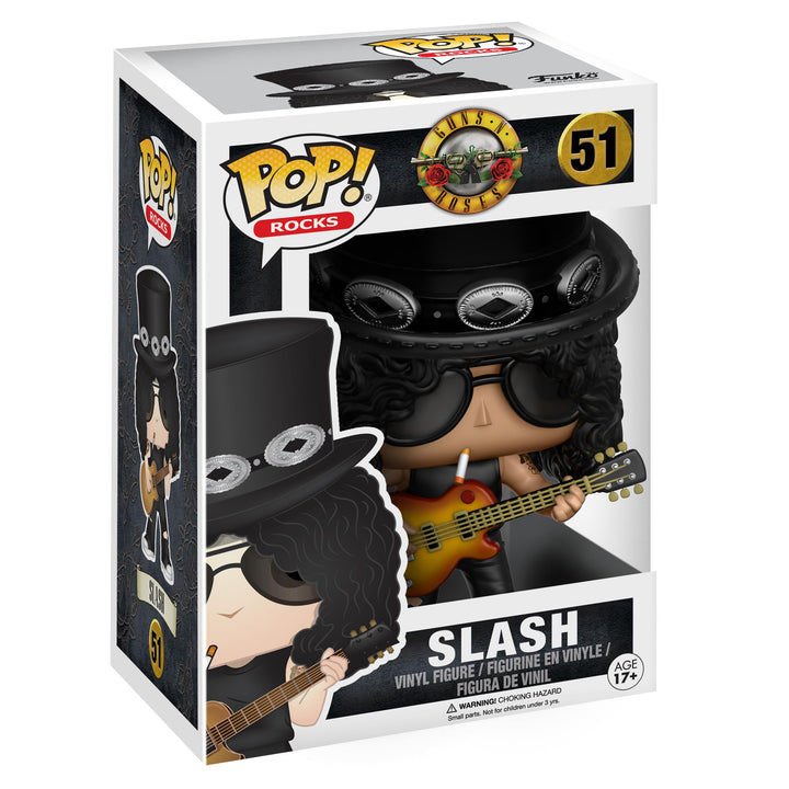 Funko Pop! Vinyl: Rocks: GN'R: Slash - Guns N Roses - Vinyl-Sammelfigur - Geschenkidee - Offizielle