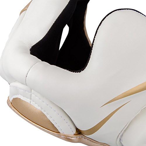 Venum Elite Boxen Schienbeinschutz XL Weiss / Gold, XL Weiss / Gold