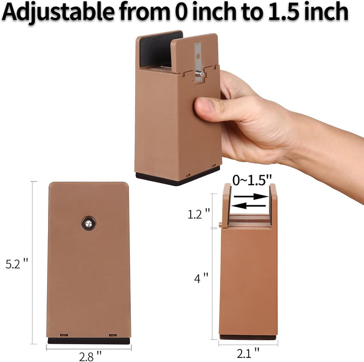 Ezprotekt Verstellbare Betterhöhungen mit Schraubklemme, 4"/10.2 cm Höhe, strapazierfähige Sofatisch