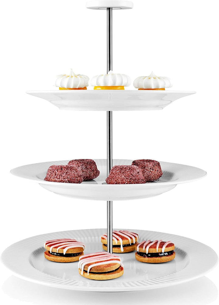 EVA-TRIO | Etagere Legio Nova | Dreistöckige Etagere, bestehend aus drei Legio Nova-Tellern | White
