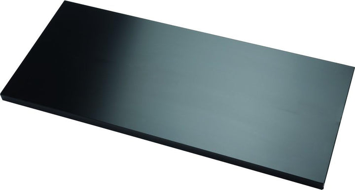 BISLEY Fachboden mit Lateralhängevorrichtung für EuroTambour, Metall, 333 Schwarz, 39 x 93 x 3 cm