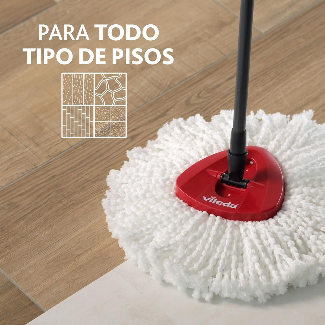Vileda EasyWring and Clean Komplettbox Wischmopp Set Classic Set, Classic Set