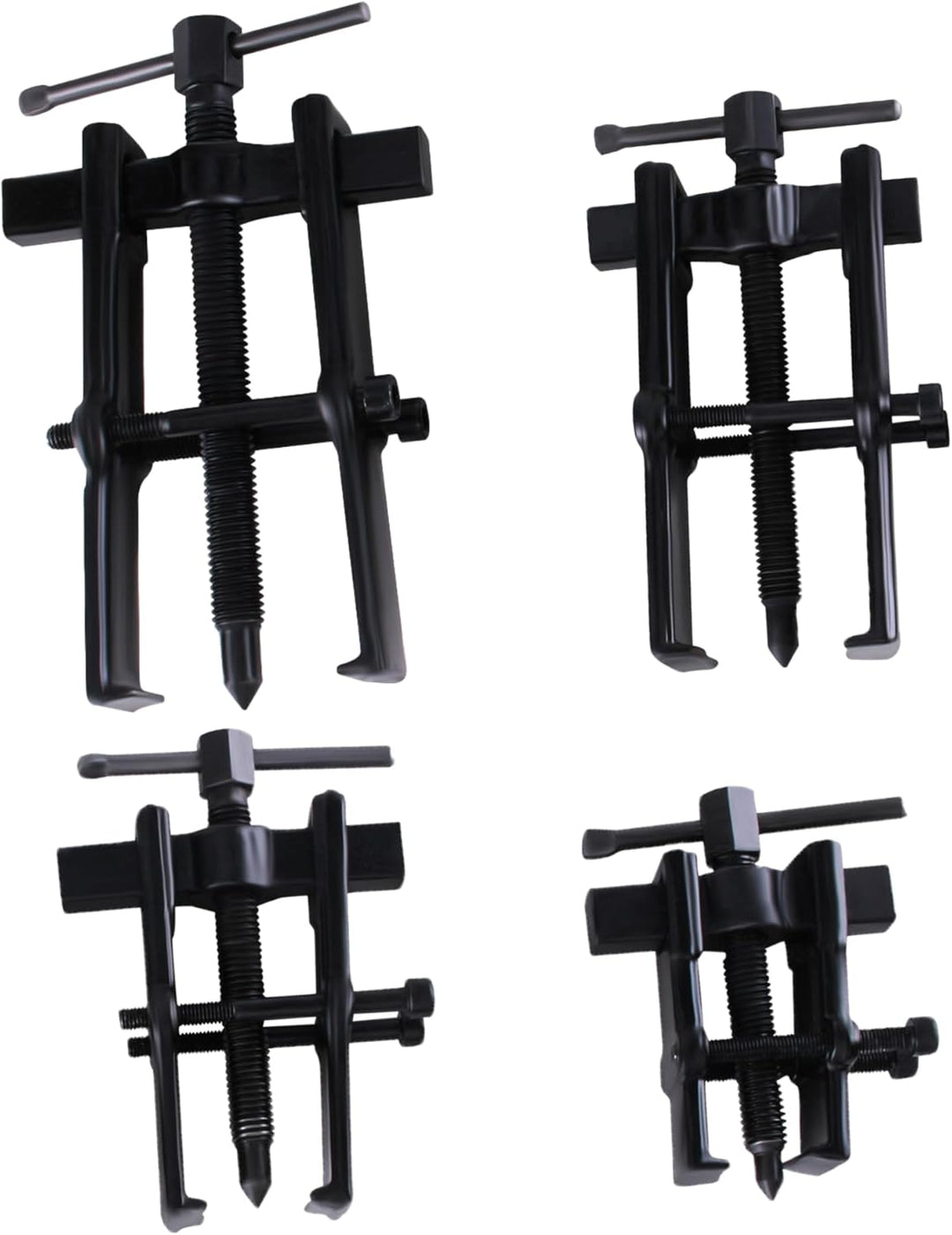 4 Stück Lagerabzieher Set 2''/3''/4''/6''mit 2 Backen Kugellager Abzieher Einstellbar Lager Innen/Au