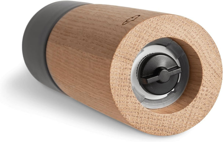 SPRINGLANE Salz & Pfeffermühle 2er Set aus Eichenholz & Beton, Gewürzmühle, Chilimühle, Verstellbare